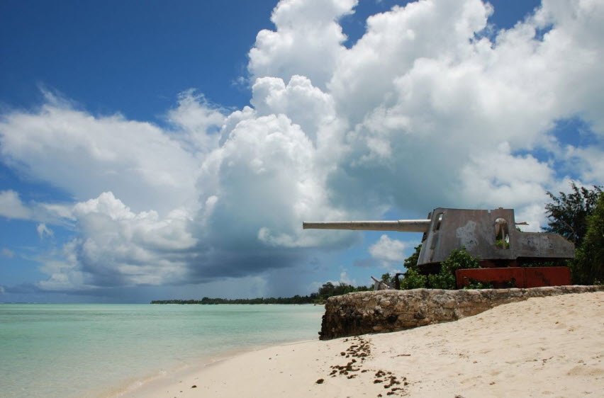 WWII Japanese Gun Emplacements, Betio, South Tarawa, Kiribati